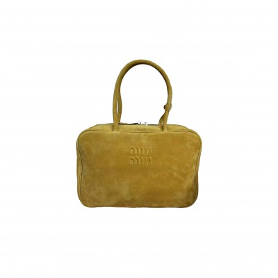 MIU MIU SUEDE BEAU BAG 5BB117 (34*23*10cm)